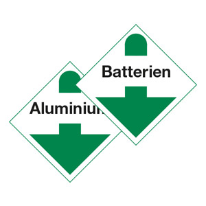 Wertstoff - Abfallkennzeichnung