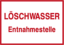 Löschwasser Entnahmestelle