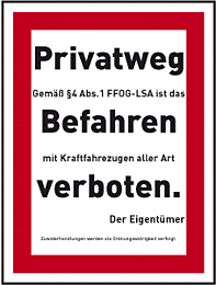 Privatweg