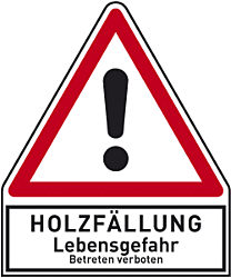 Holzfällung Lebensgefahr