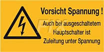 Vorsicht Spannung !