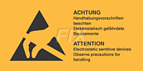 Elektrostatisch gefährdete Bauelemente