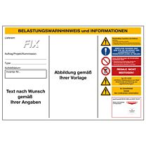 Belastungswarnhinweis nach Kundenwunsch