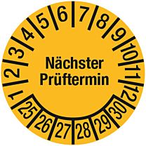 Prüfplakette - Nächster Prüftermin