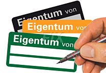 Eigentum - zum Selbstbeschriften