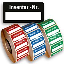 Inventar - Nr.  - zum Selbstbeschriften