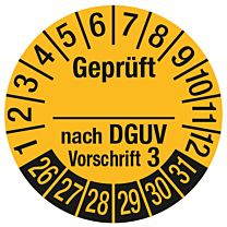 Prüfplakette - Geprüft nach DGUV Vorschrift 3