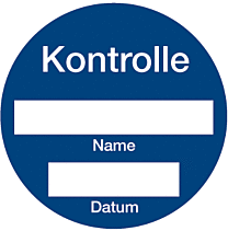 Kontroll-Plakette: Kontrolle