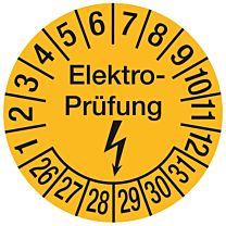 Prüfplakette - Elektroprüfung