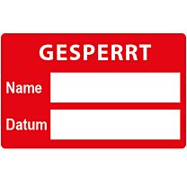 QS-Etikett: gesperrt