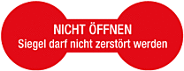 Sicherheitssiegel: NICHT ÖFFNEN