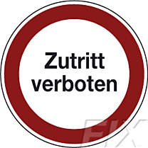 Zutritt verboten