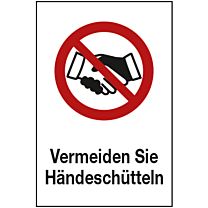 Kein Händesschütteln