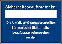 Sicherheitsbeauftragter ist: