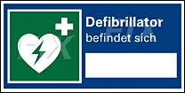 Defibrillator befindet sich