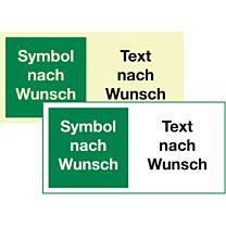 Kombi-Rettungszeichen nach Wunsch