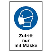 Zutritt nur mit Maske