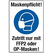 Maskenpflicht - medizinische Maske