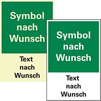 Individuelles Kombi-Rettungszeichen