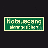 Notausgang alarmgesichert - LN