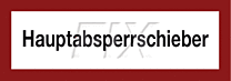 Hauptabsperrschieber