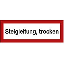 Steigleitung, trocken