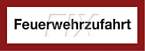 Feuerwehrzufahrt