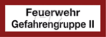 Feuerwehr Gefahrengruppe II