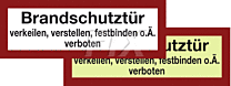 Brandschutztür, verkeilen ... verboten