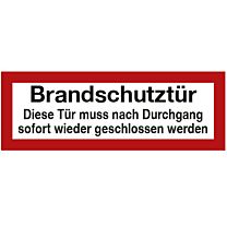 Brandschutztür nach Durchgang schließen