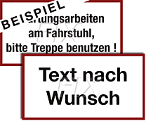 Text nach Wunsch