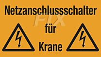 Netzanschlussschalter für Krane