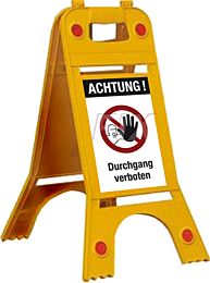 Warnaufsteller Durchgang verboten