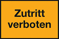 Zutritt verboten