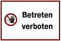 Betreten verboten