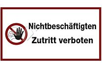 Nichtbeschäftigten Zutritt verboten