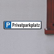 Befestigungsset für Parkplatzkennzeichen