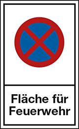 Halteverbot: Fläche für Feuerwehr