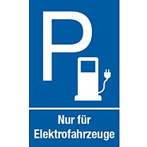 Parkplatz: Nur für Elektrofahrzeuge