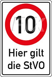 10 km/h - StVO