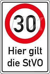 30 km/h - StVO