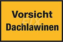 Vorsicht Dachlawinen