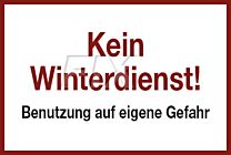 Kein Winterdienst