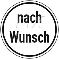 Geschwindigkeits-Schild mit Angabe nach Wunsch