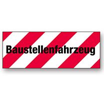 Baustellenfahrzeug, Magnetfolie