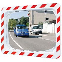 Verkehrsspiegel eckig