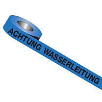 Trassenwarnband: Achtung Wasserleitung