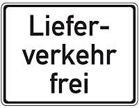 Lieferverkehr frei