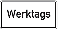 Zeitliche Beschränkung werktags