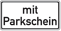 Nur mit Parkschein